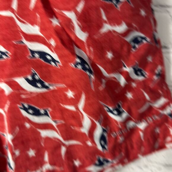 Columbia Patriotic Marlin Swimwear Board Shorts Swim Trunks size L Large Red - Picture 2 of 7